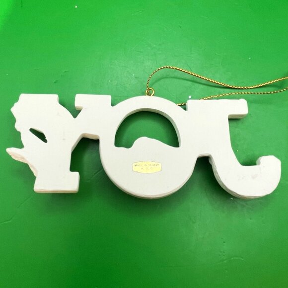 Vintage JOY Dove Angel Nativity Ornaments Set/3 Holiday Décor Christmas Classic - Picture 5 of 12